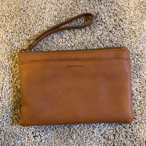 Brown wristlet